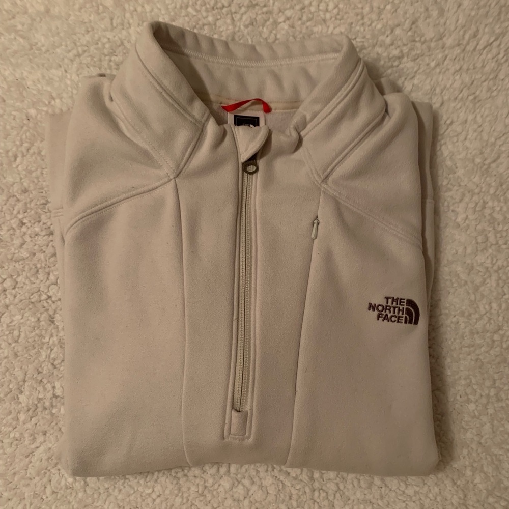 North Face White Pullover
